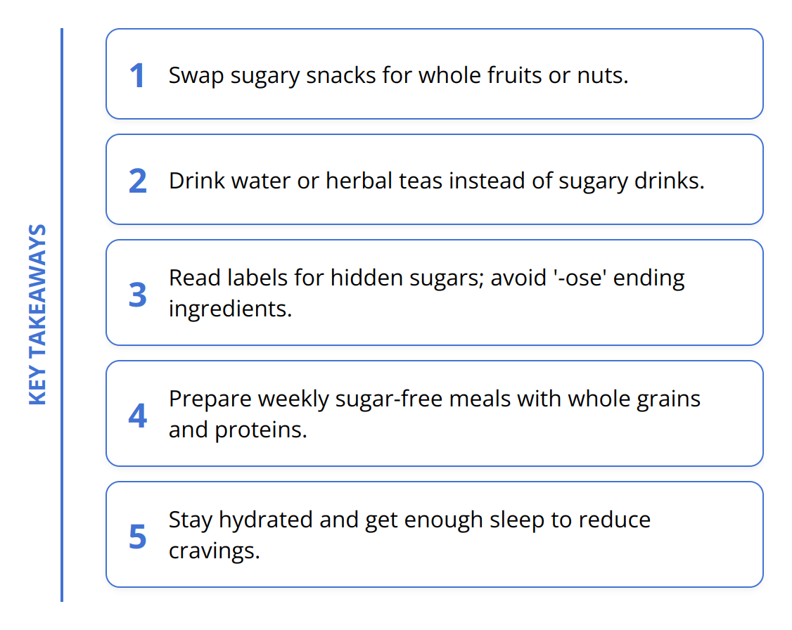 Key Takeaways - How to Plan a Sugar-Free Diet