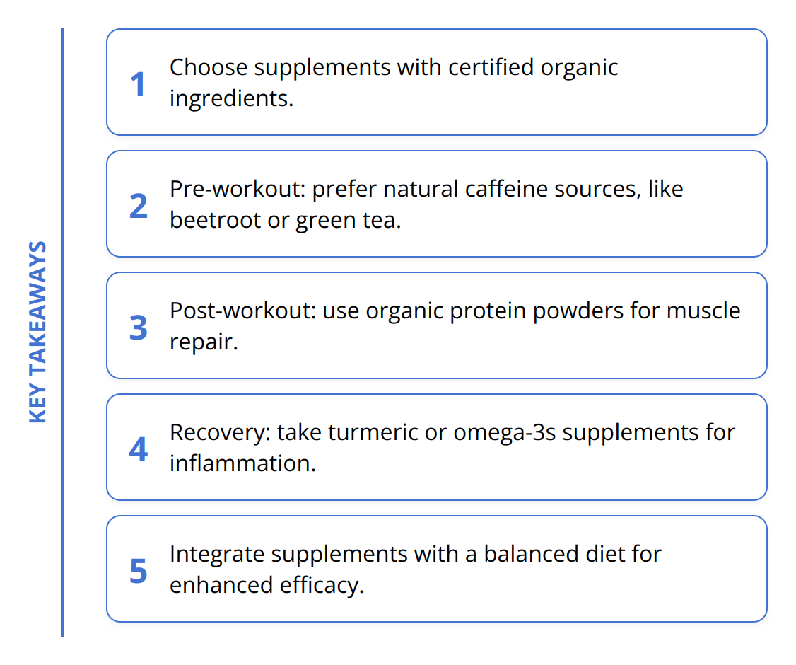 Key Takeaways - Organic Fitness Supplements [Pro Tips]