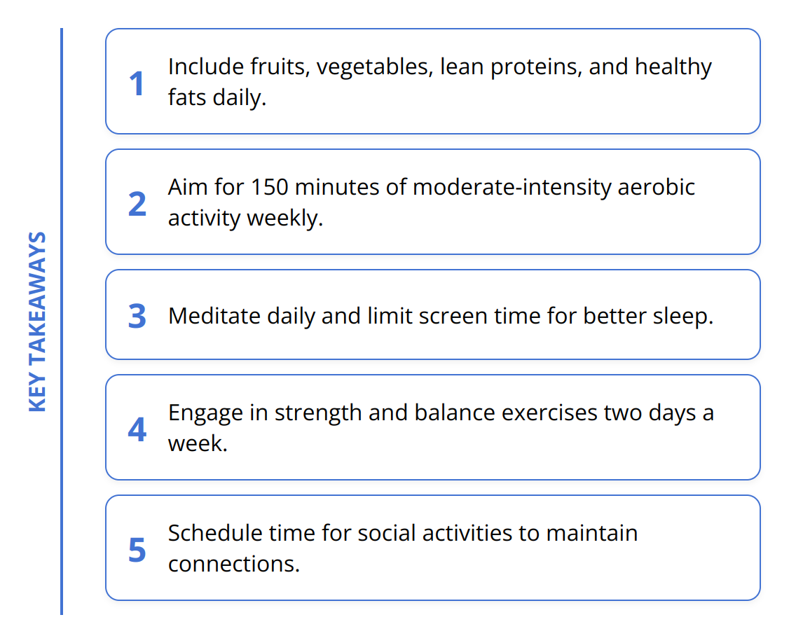Key Takeaways - How to Practice Healthy Aging