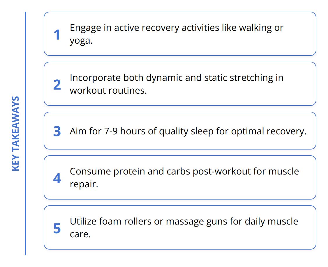 Key Takeaways - Muscle Recovery Techniques Explained