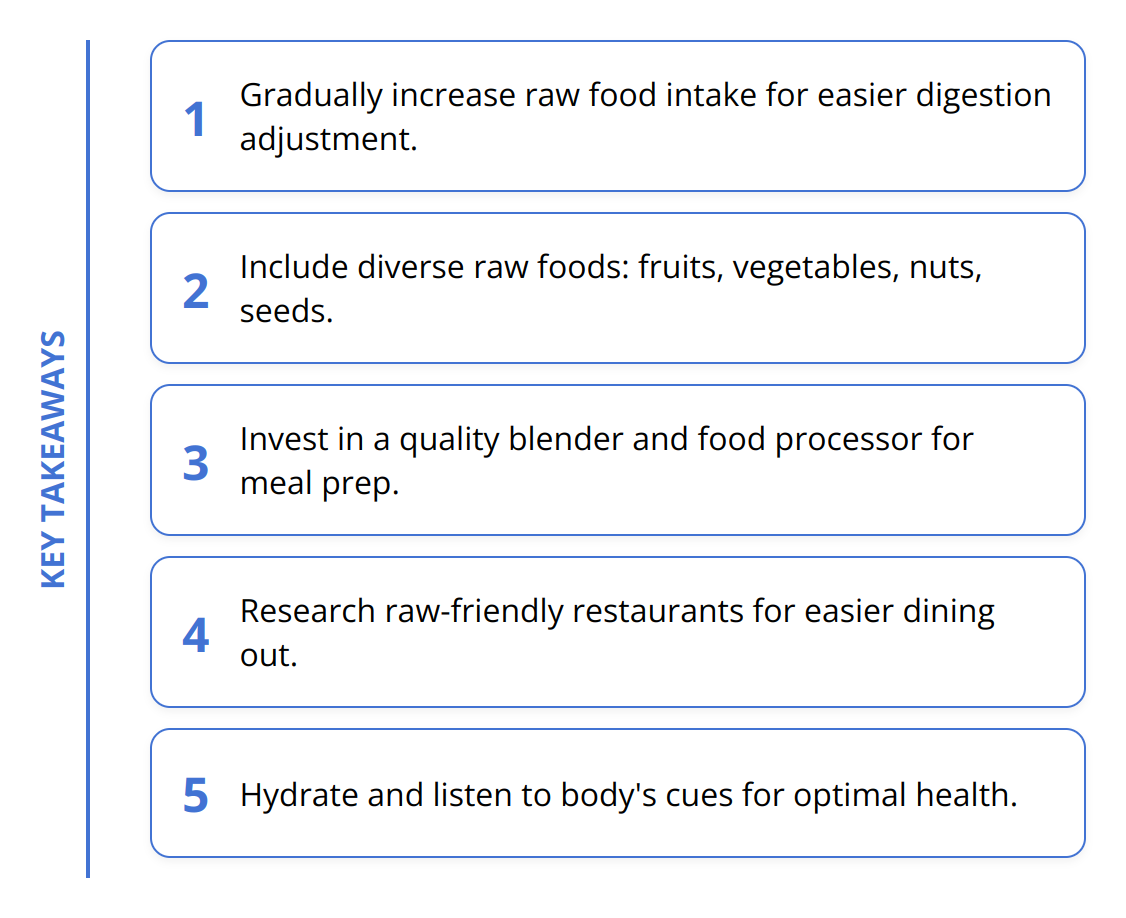 Key Takeaways - Why a Raw Food Diet Offers Benefits